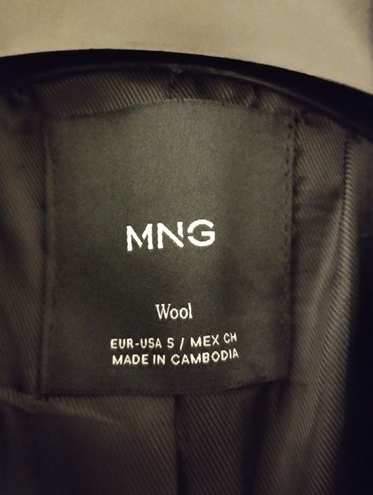 Дамско вълнено палто Mango S (yголемено)