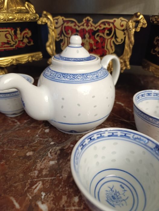 Китайский сервиз из рисового фарфора