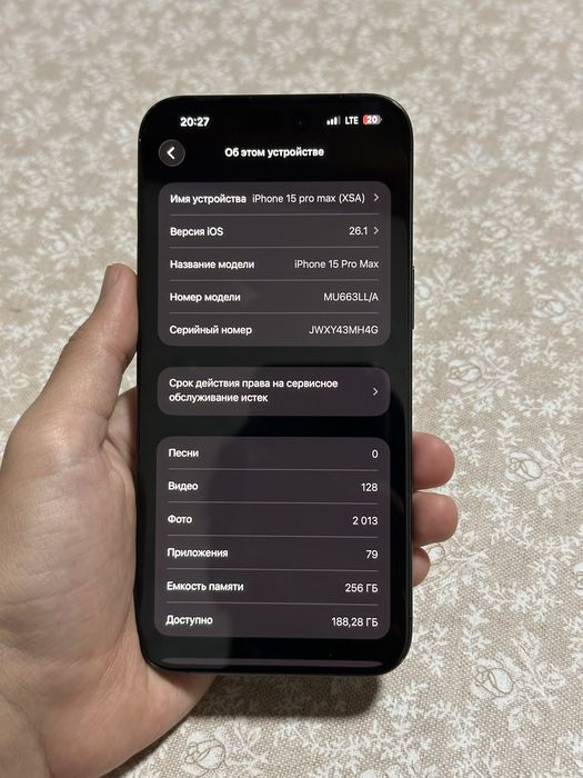 iPhone 15 Pro Max 256 GB | Отличное состояние | USA