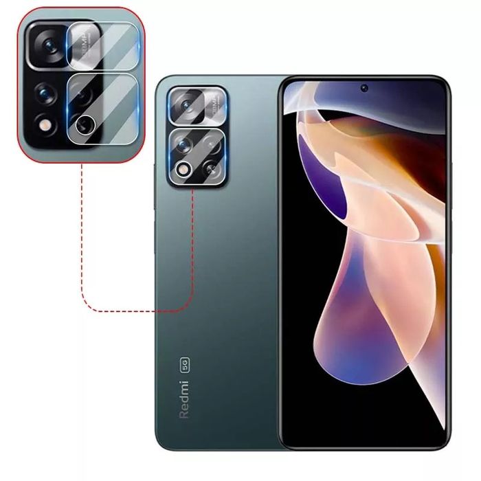 Xiaomi Redmi Note 11 Pro Pro+ 11S 10 10S / 9H Стъклен протектор камера