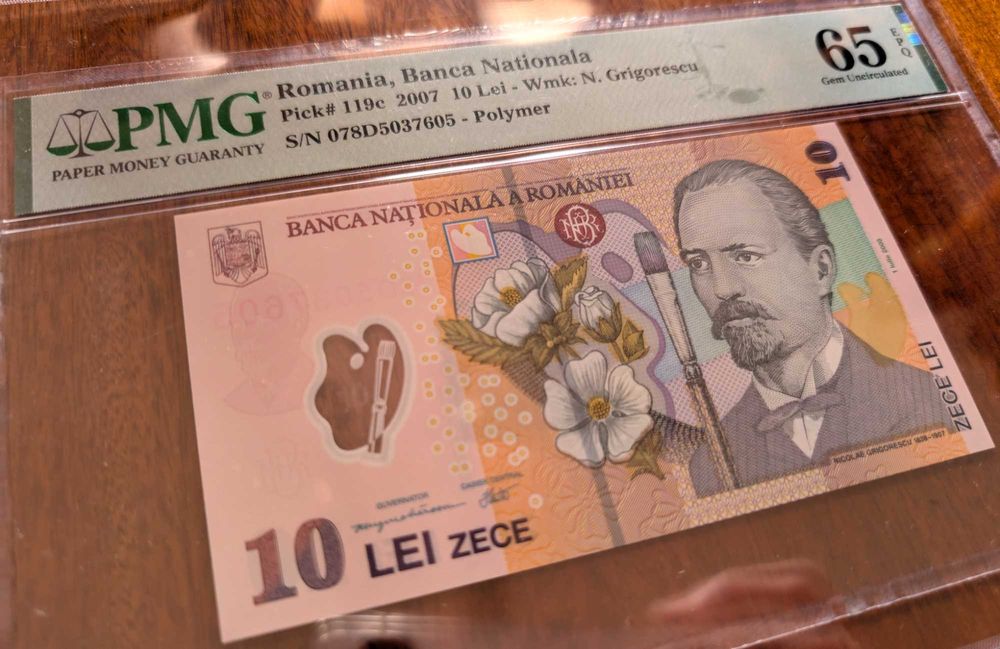 Bancnota numismatica 10 lei 2013