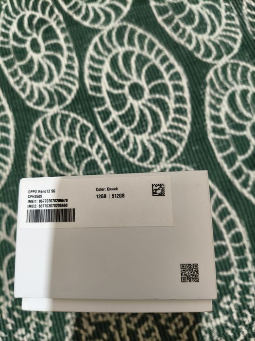 Oppo Reno13 5g.12/512.Обмен
