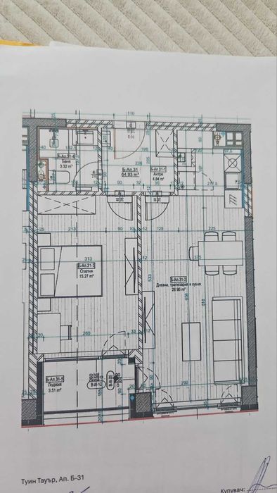 Продава се Двустаен апартамент в София, Кръстова вада - 80 кв.м за 3775 €/кв.м - Снимка #2