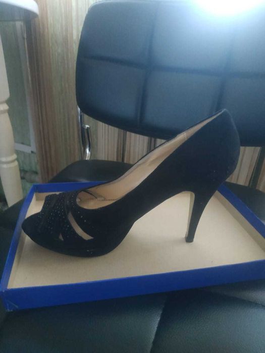 Туфли замшевые модельные