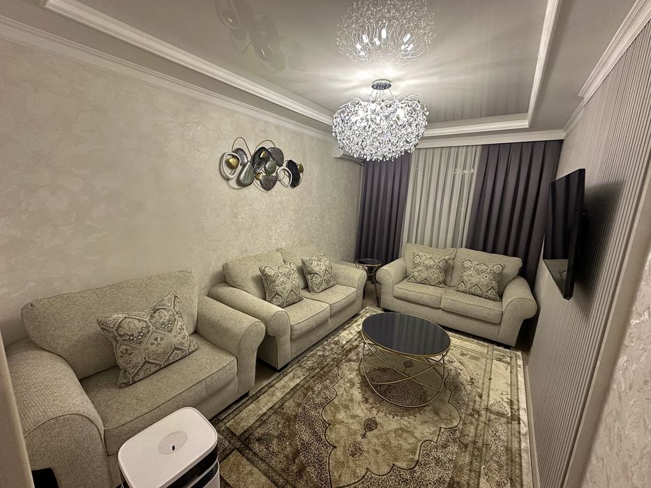 Премиальная 3-комнатная квартира в Olmazor City. Укомплектована