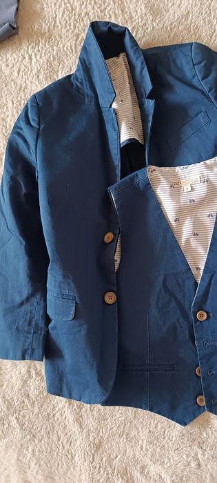 Комплект официално сако с елек, за момчета 8год