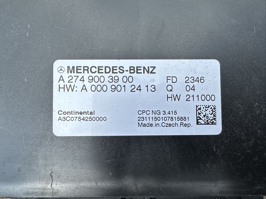Modul / Calculator cutie Mercedes C W205 C205 E W213 W238 CLS C257 GLC C253 X253 CLA W117 A W176 B W246