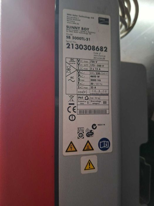Vand invertor SMA hibrid , MADE IN GERMANY
