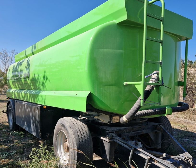 Cisternă 18000l aluminiu pe arcuri cisternă apă  Bazin apă pe stoc