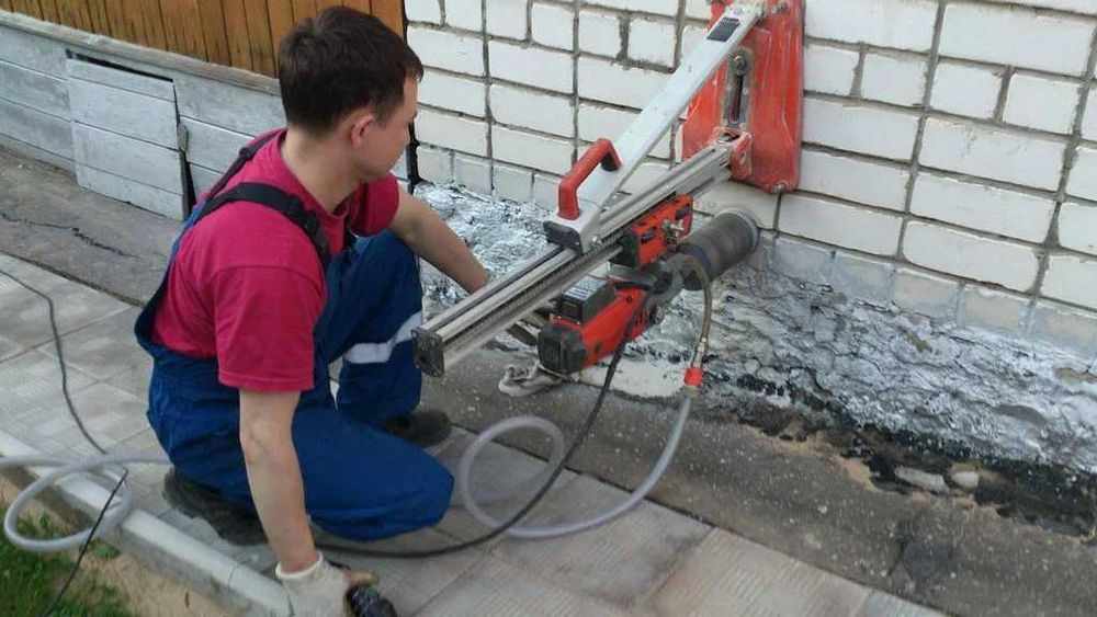 Алмазное бурение сверление отверстий звоните не дорого