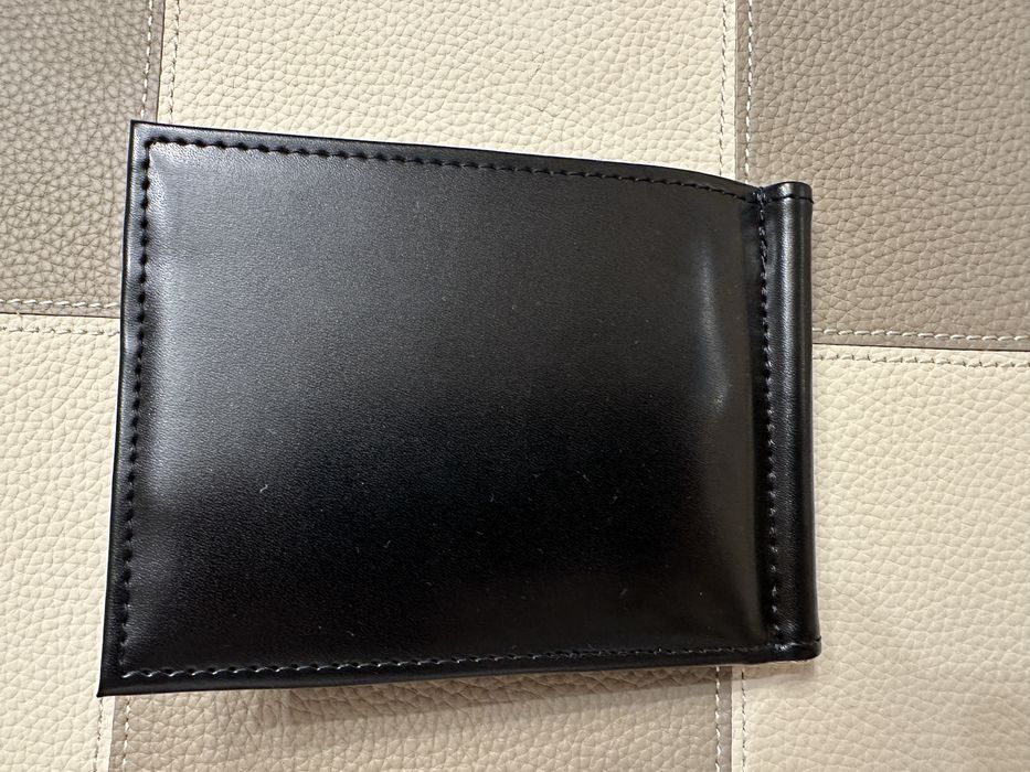 Мъжки портфейл Montblanc – естествена кожа, черен