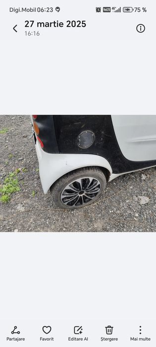 Aripa fata spate capota smart fortwo