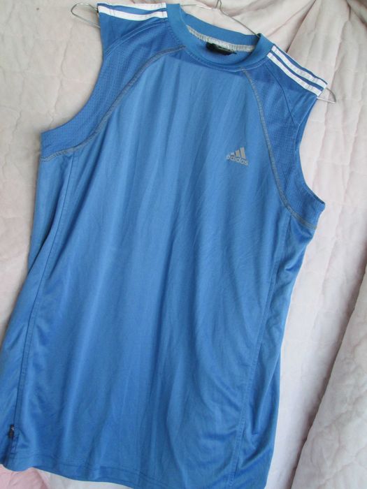 tricou albastru  Adidas S