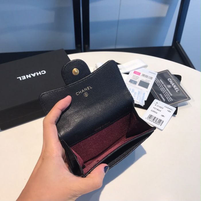Chanel Card holder piele naturala pe stoc