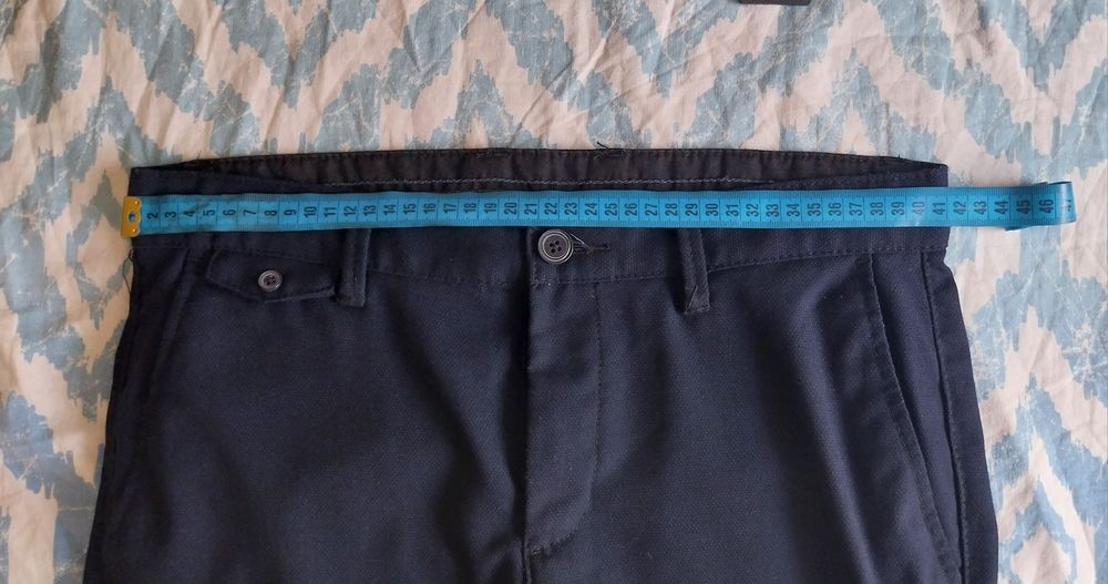 Тъмносин мъжки панталон