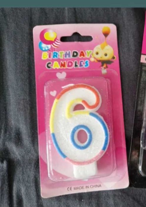 НАМАЛЕНА свещичка за торта 6 г