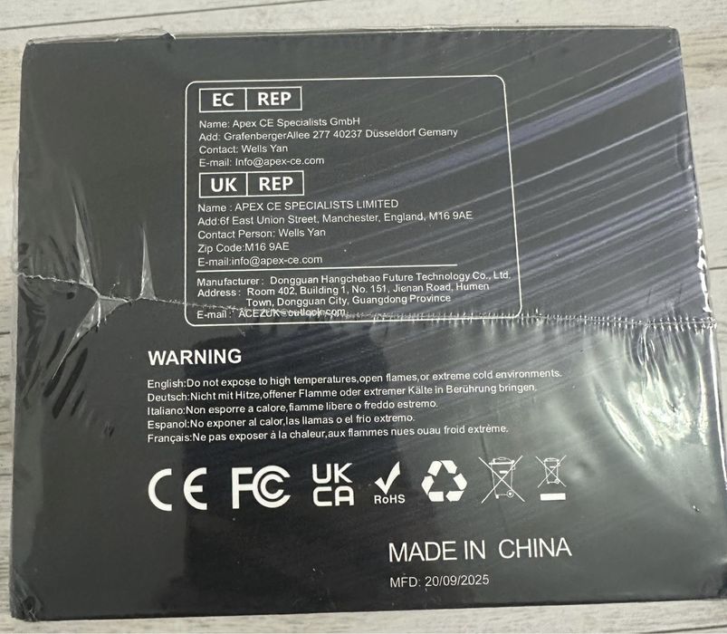 ACEZUK – Starter Auto Portabil cu Compresor și Power Bank