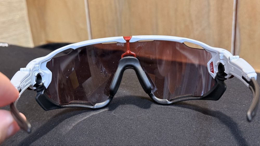 Ochelari de soare Oakley Jawbreaker alb