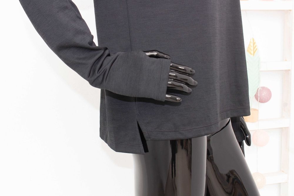 Nike Running Оригинална дамска блуза черна за бягане с цип М