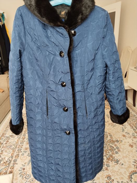 Пальто теплое пуховик