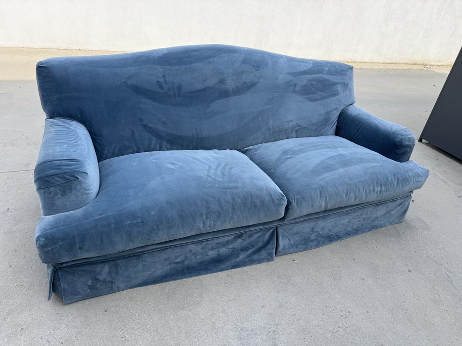 Canapea 2 locuri stil clasic catifea premium 220 cm