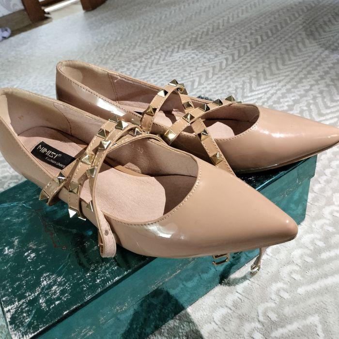 Туфли светло коричневые