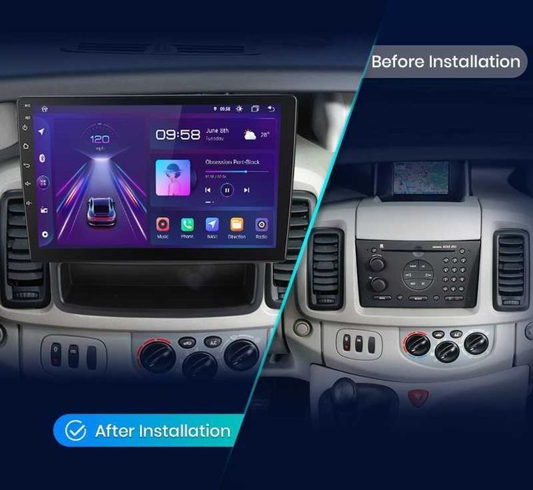 Renault Trafic 2010 - 2014 Мултимедия Навигация Android