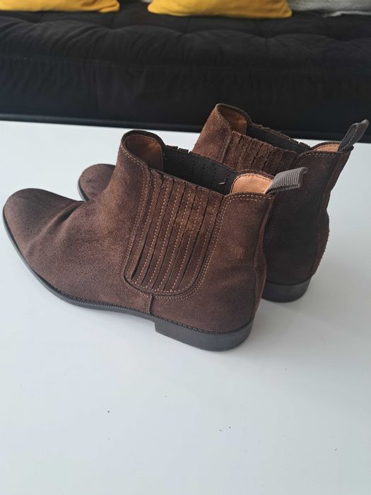 Мъжки велурени боти Mango