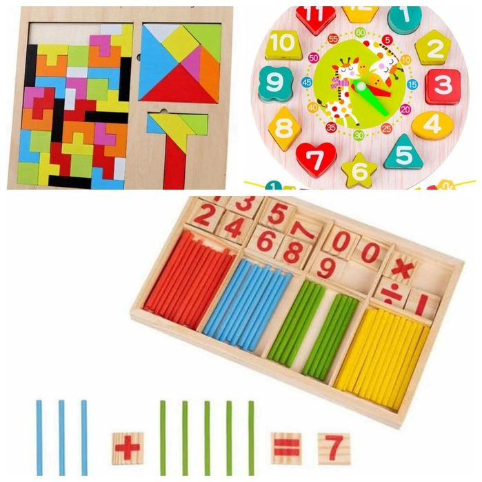 Дървени играчки, различни видове