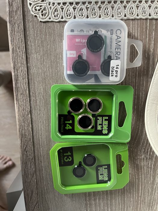 Продаи защитные линзы от Айфон 13,14про цена 1000тг