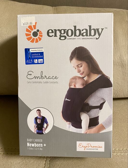 Ергономично кенгуру Ergobaby Embrace – като ново / новородено+