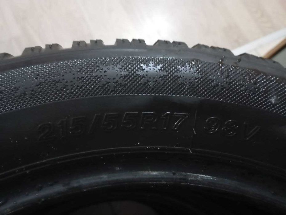 Зимни гуми 215/55/17, 100 лева за 4 броя