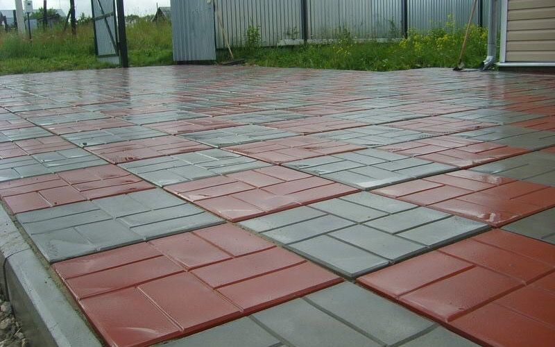 Тротуарные плитки брусчатки в Атырау