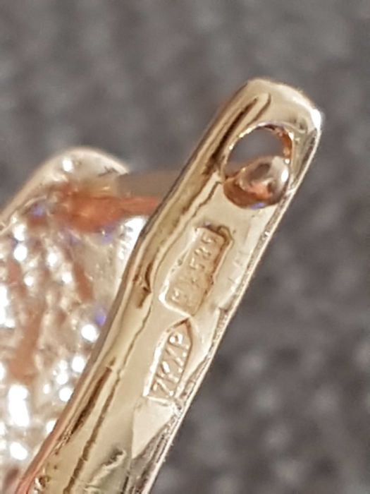 Украинско злато 14К и к-ти 9К+925проба.