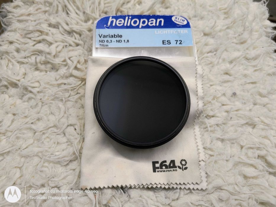Filtru HELIOPAN Variabil ND 0.3-ND 1.8  72 mm