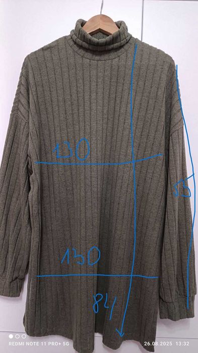 Туника с дълъг ръкав-4ХL