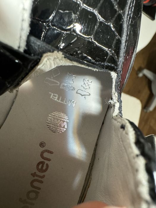 Кожаные туфли для девочки elefanten