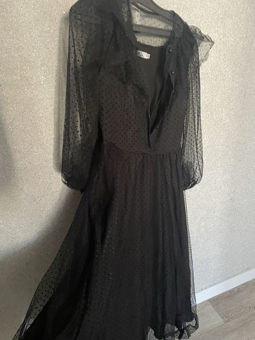 платье на Хеллоуин (Уэнсдей)