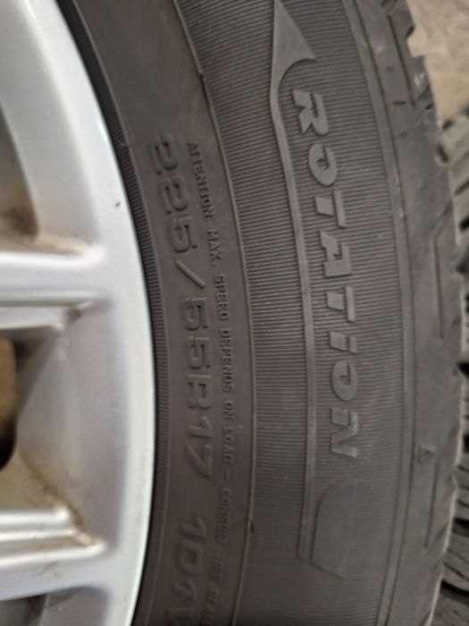 5 112 17 оригинални Ауди джанти+гуми