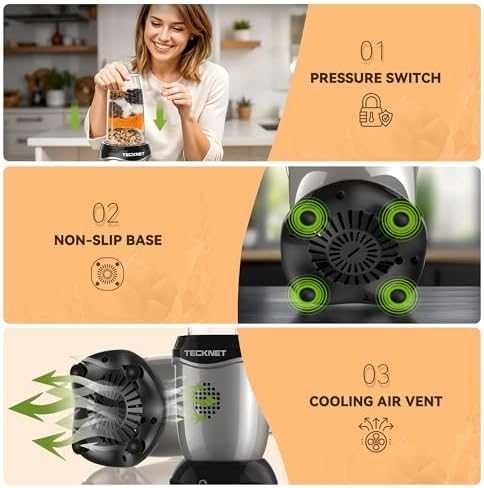 Нов Мощен Блендер 600W Смутита Шейкове Лед Ядки 500ml 150ml 25000 RPM с Чаша За Пътуване