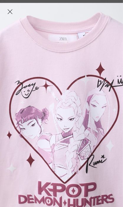 Тениска K Pop Demon Hunters на ZARA