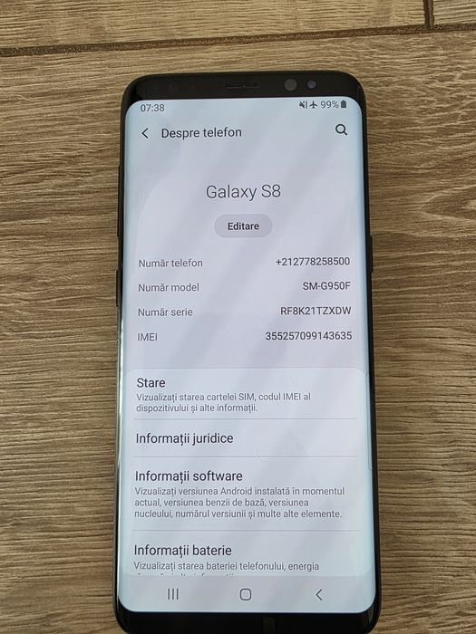 Samsung Galaxy S8 – stare foarte bună – preț avantajos