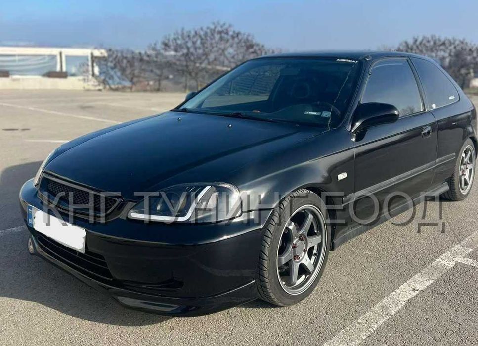 Преден лип спойлер за хонда сивик фейс / honda civic lip spoiler 99-2000 / добавка за предна броня / нож