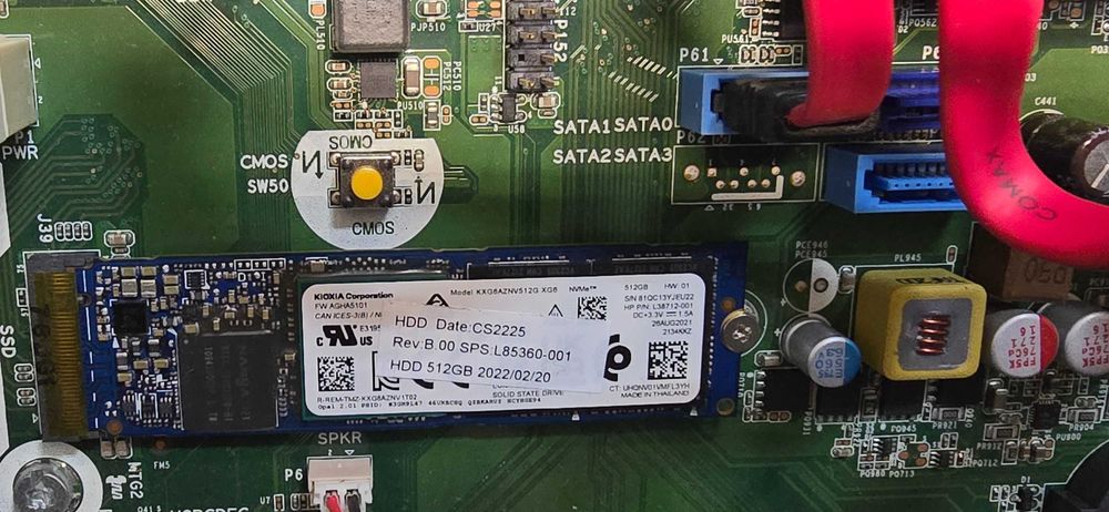 Компютър HP EliteDesk 800 G3 SFF, i7-7700, SSD 512GB, 24GB RAM, DVD