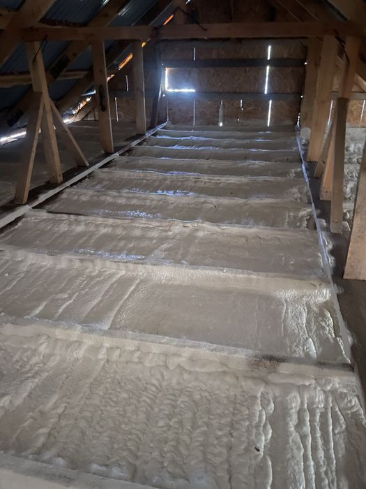 Утепление пенополиуретаном ппу термопеной.