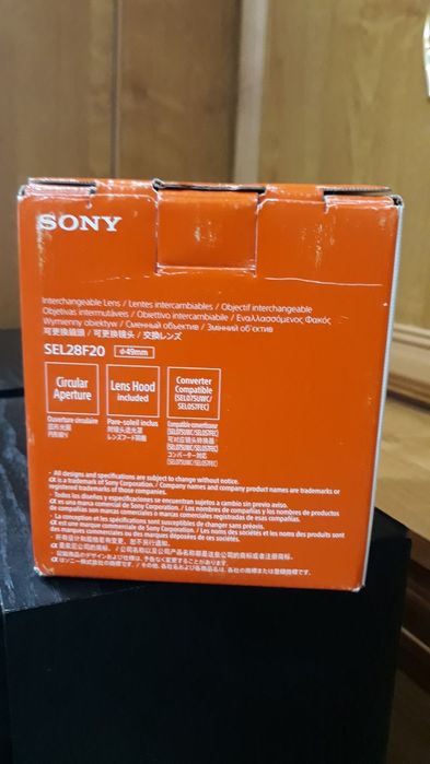 Obiectiv Sony 28 mm F 2.0 FE full frame E mount  pt A7 III IV