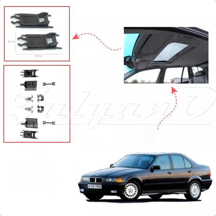 Резервни части комплекти за шибидах (люк) за BMW 3 series E36