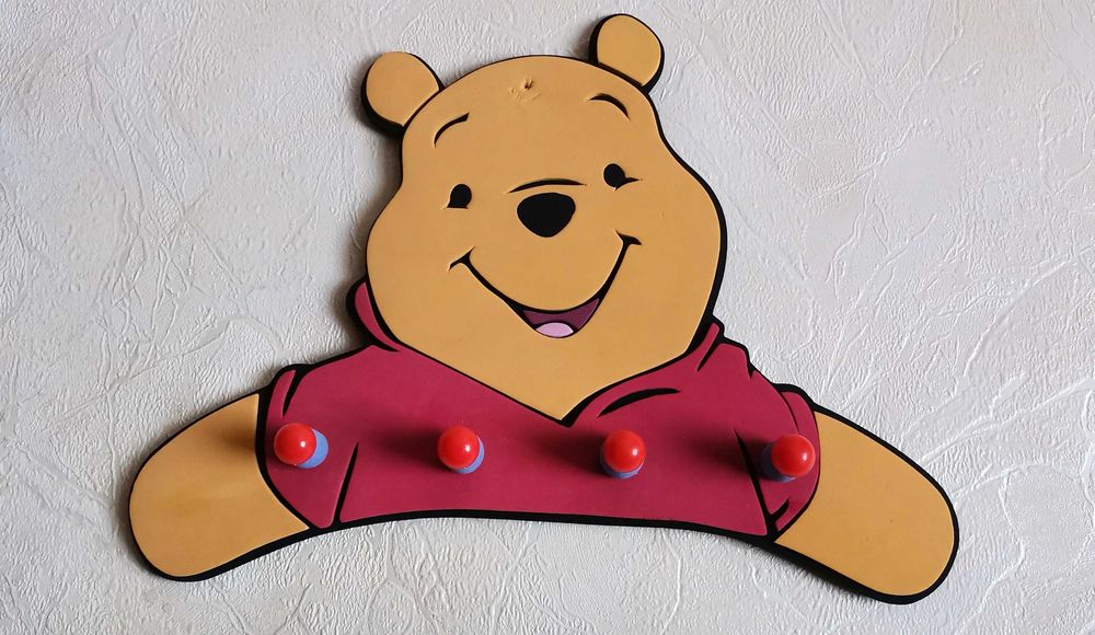 Cuier cameră copii Disney Winnie the Pooh Winnie de Pluș 32,5 cm