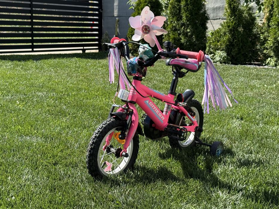 Bicicleta copii, fetite, roz