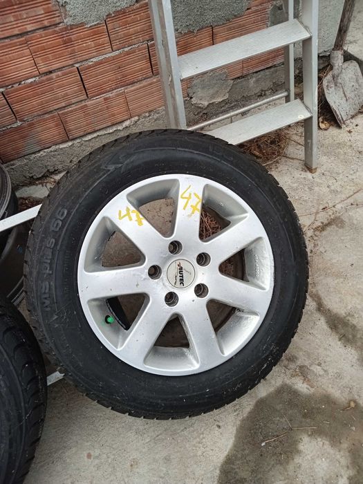 Лети джанти 15" 5х112 зимни гуми 195/65/15